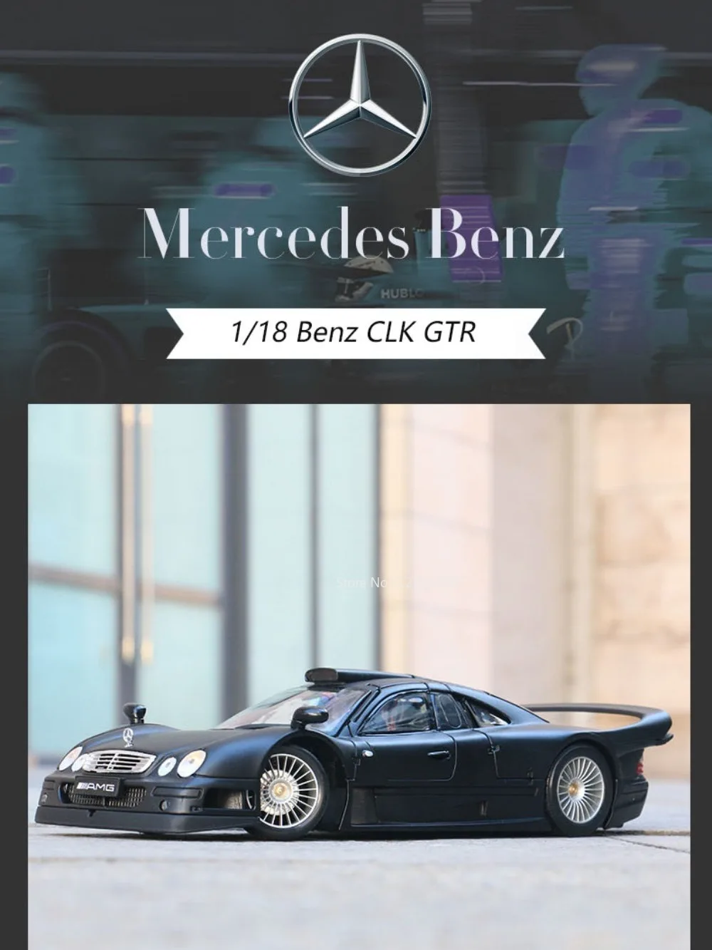 

Модель игрушечного автомобиля Maisto 1/18 Benz CLK GTR, литые под давлением резиновые шины, статическая модель автомобиля, игрушка для мальчика, коллекционный подарок