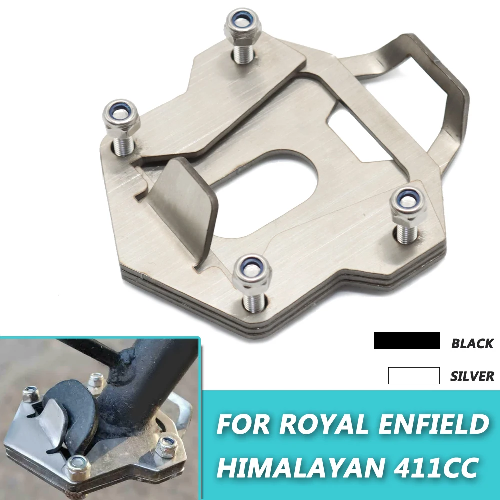 

New Motorcycle Kickstand Sidestand Stand Extension Enlarger Pad For Royal Enfield Himalaya 2020-2021 2022