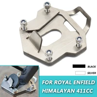 new motorcycle kickstand sidestand stand extension enlarger pad for royal enfield himalaya 2020 2021 2022