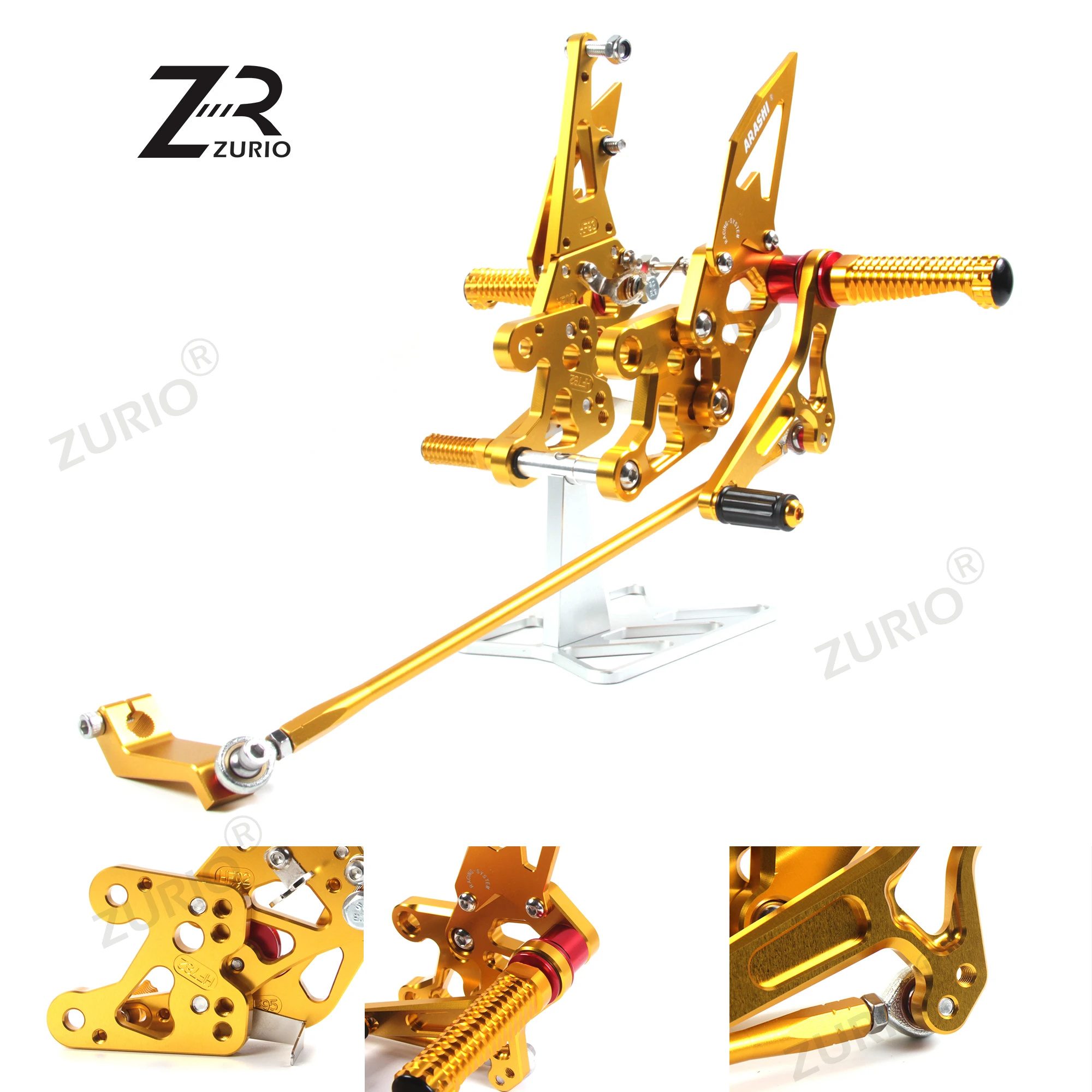 Фото Регулируемые подножки для ног для YAMAHA FZ1 2006-2016 Rider Rearset FZ 1 2007 2008 2009 2010 2011 2012 2013 2014 FZ8 №4