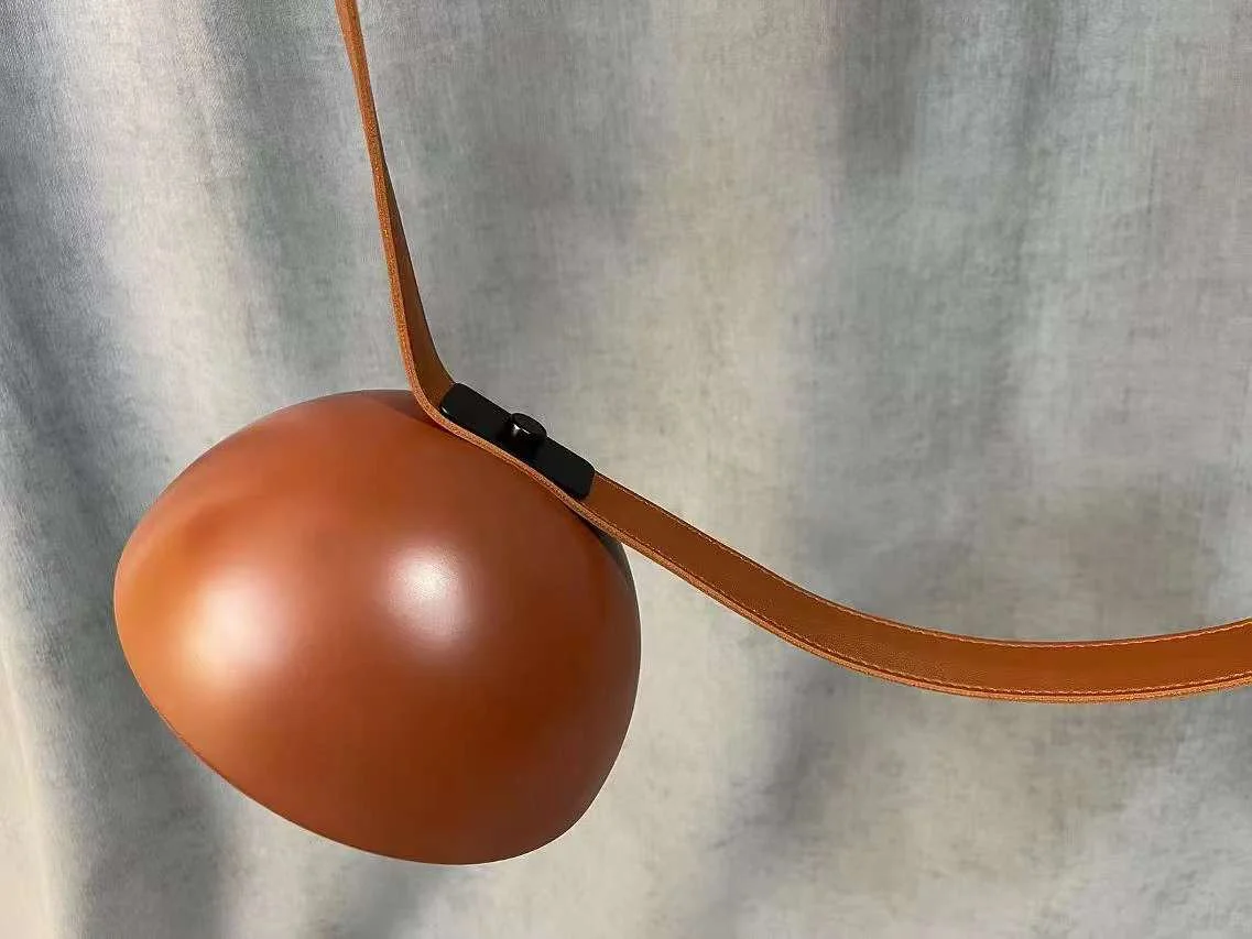 Креативные подвесные светильники с длинным кабелем черный/красный подвесной