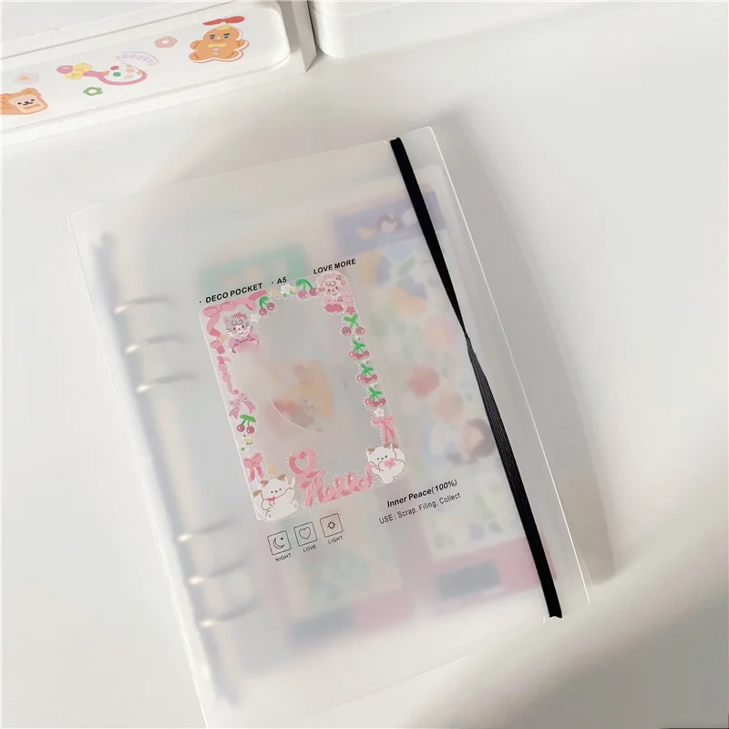 A5 Kpop держатель фотокарт Ins Polaroid Альбом Книга 3 дюйма альбом для фотоаппарата Instax