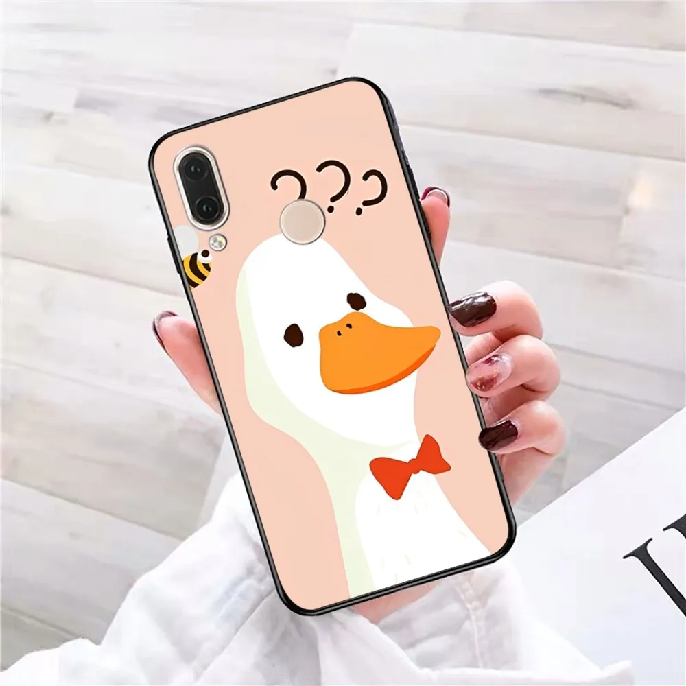 Goose Duck Cute Phone Case For Redmi 5 6 7 8 9 10 Plus Pro 6 7 8 9 A GO K20 K30 K40 Pro Plus F3 Fundas