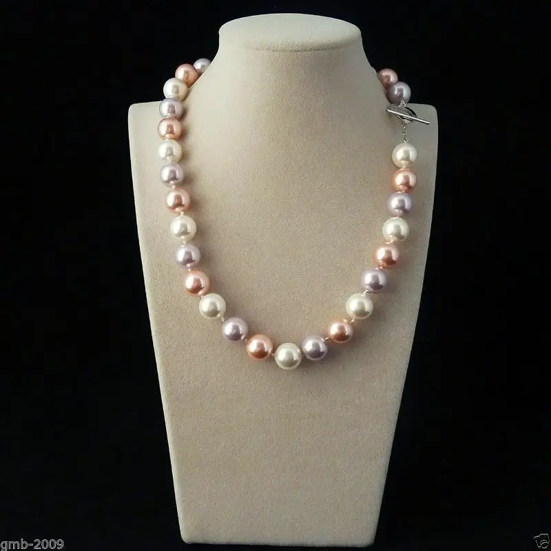 Редкие огромные 12 мм натуральные ракушки Южного моря жемчуг и круглые бусины