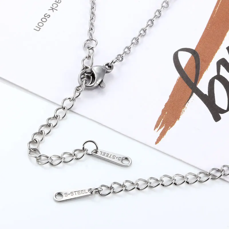 

10pcs/Lot Stainless Steel Extension Extended Tail Chains Connectors DIY Jewelry Making Findings Bracelet Necklaces Accessories