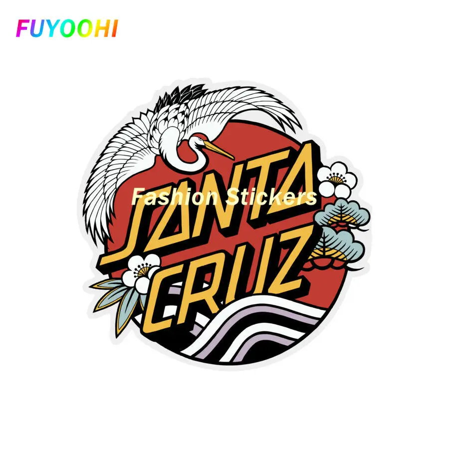 

Santa Cruz Crane Point Natural Bird Skateboard Surf Sticker Decal Vinyl Auto Parts Car Window Car Styling Decal PVC New