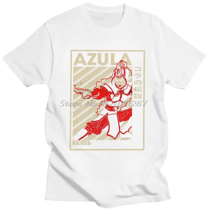Винтажная Футболка Аватара The Last Airbender Zuko мужские хлопковые футболки с аниме