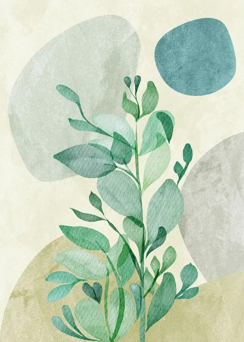 

Тропический Красочный Принт На Холсте Моранди-настенный Художественный Декор Для Гостиной, Спальни, Бара