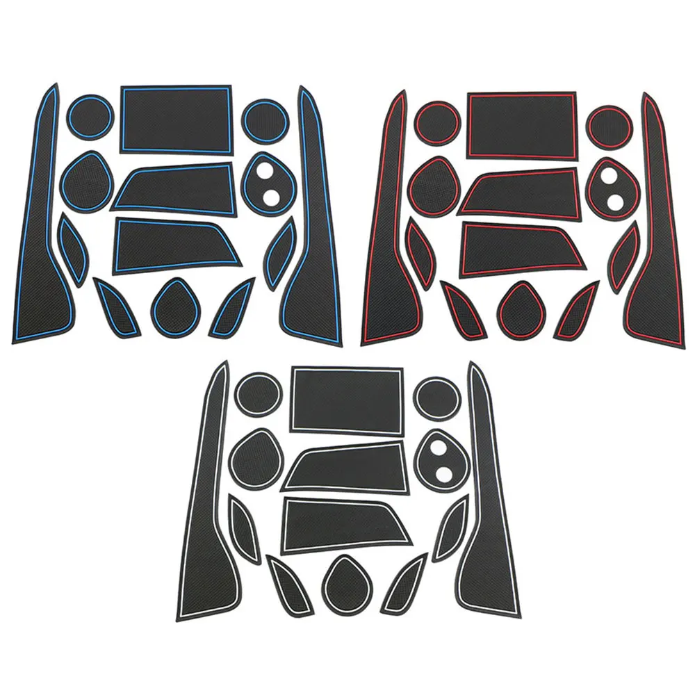 14 Шт. Противоскользящие Коврики Для Дверей Toyota C-hr Коврик Автомобиля И Багажника