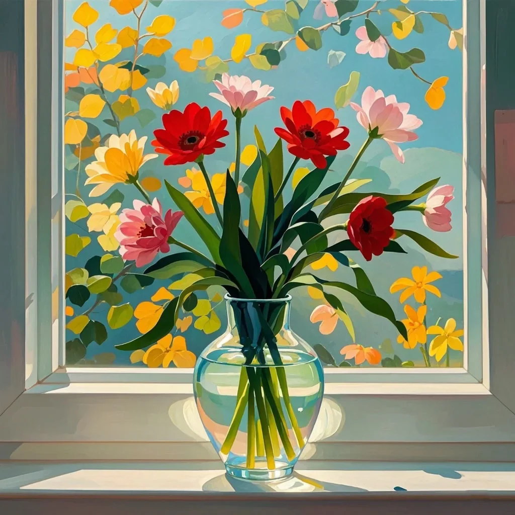 Набор для алмазной вышивки 5D сделай сам мозаика с изображением пейзажа цветов