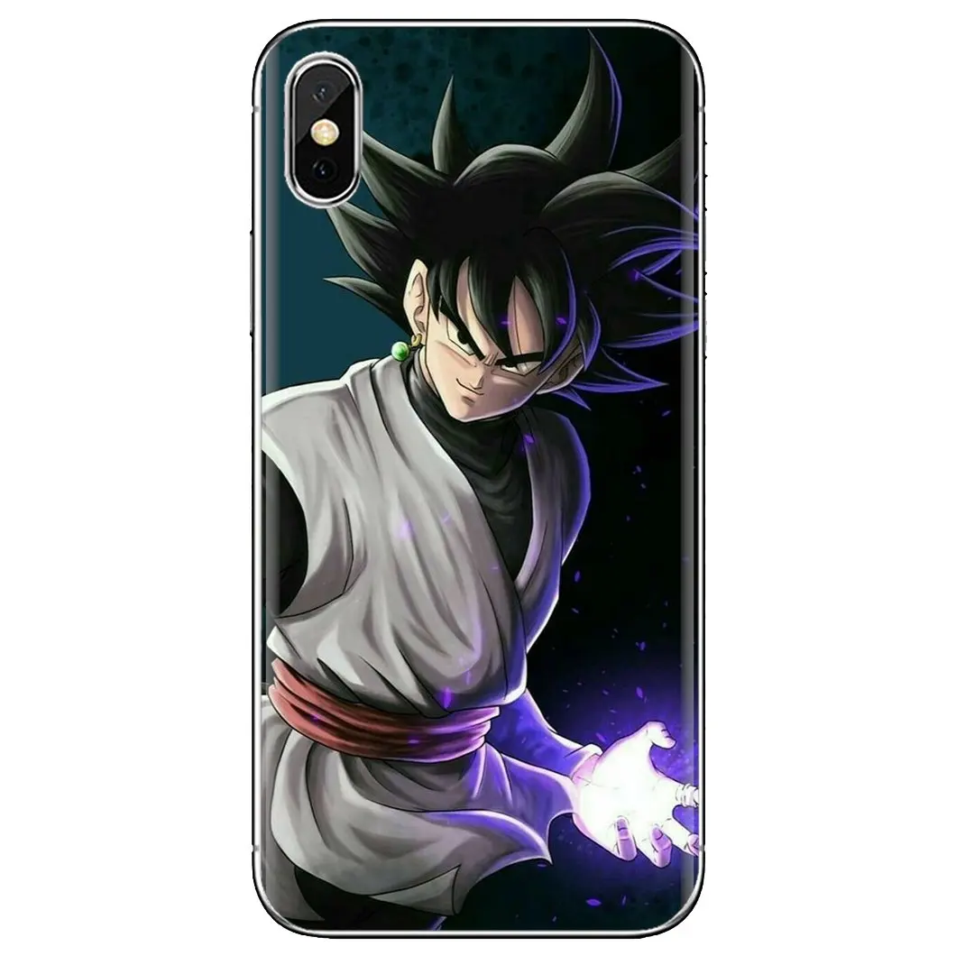 Чехлы для Xiaomi Redmi Note 10 10s 3S 4 4X 5 6 6A 7 8 8T 7A 9 9T 9s 9C 9A Pro Black Goku Dragon Ball Super Saiyajin |