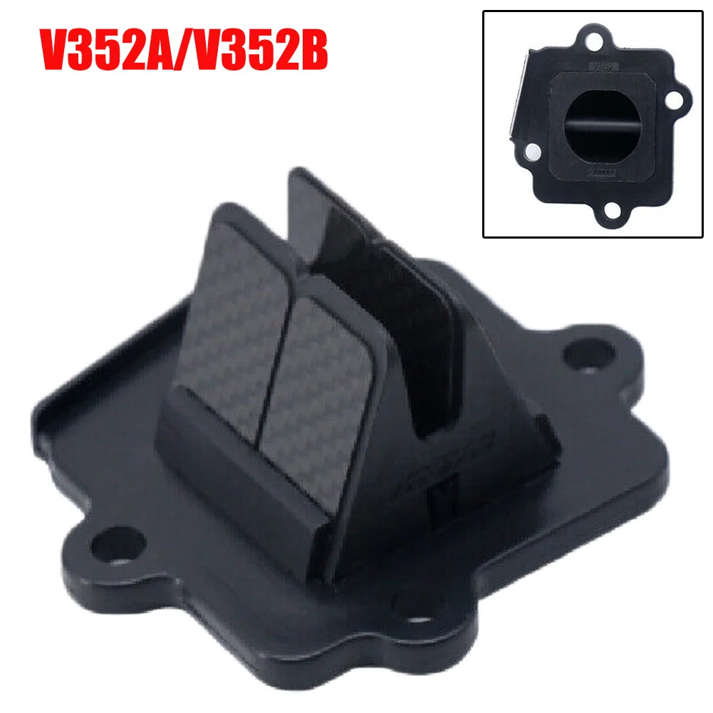 

Part Reed Valve Accessories Assy Mope V352A/V352B Black Carbon Fiber Carburetors Intake Motorcycle High Quality