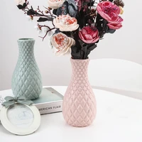 vase decoration home flower vase for home living room decoration plastic flower pot imitation ceramic vase nordic home decor