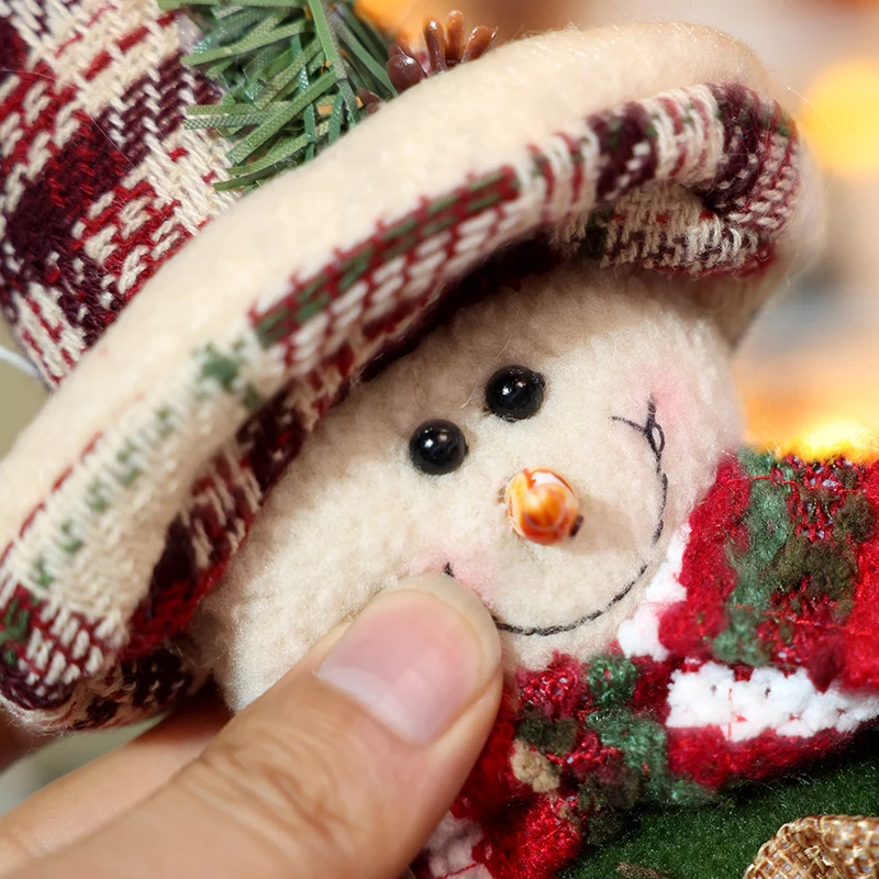 4 шт. новая большая кукла Санта-Клауса снеговика детский рождественский подарок