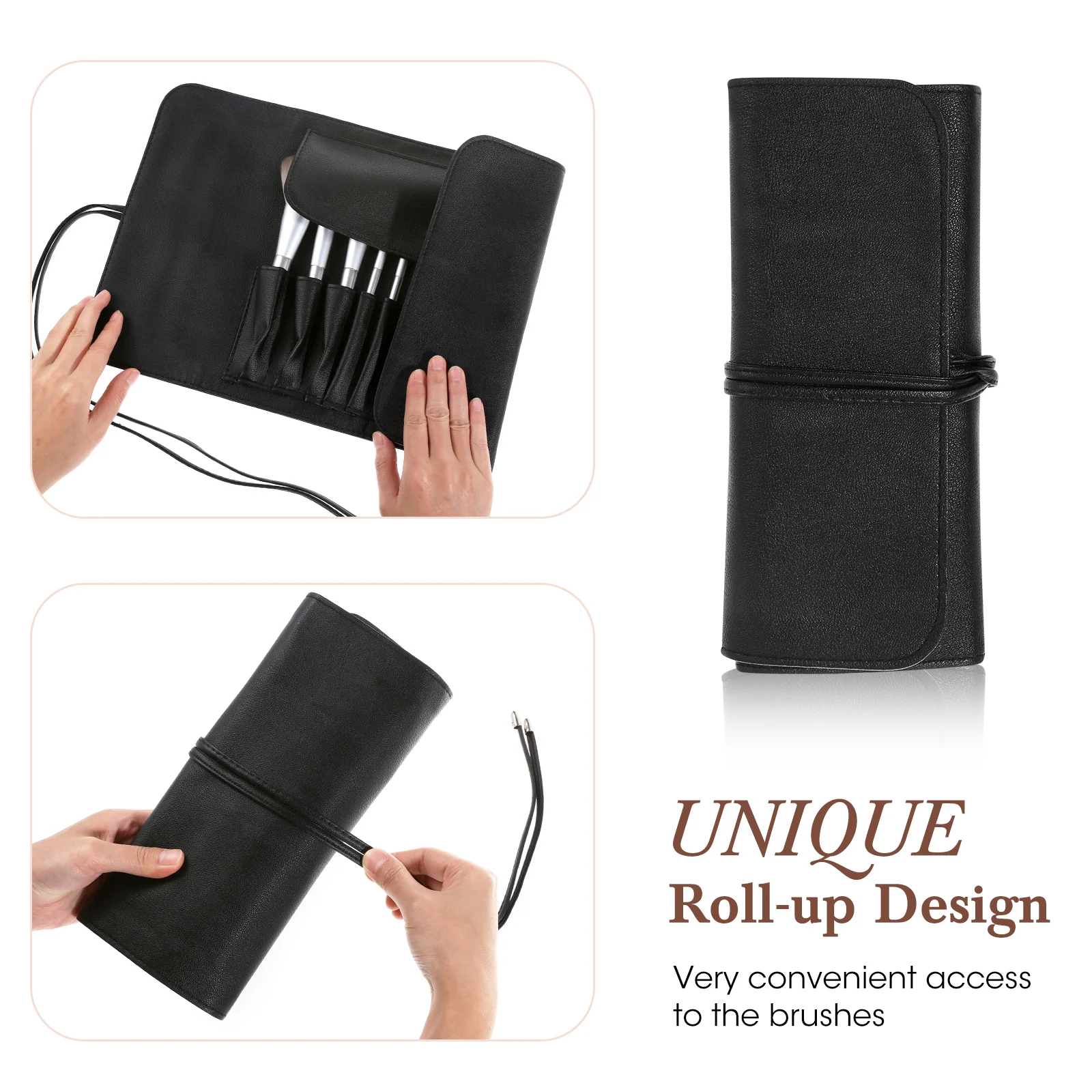 Сумка для хранения кистей лица держатель портативный органайзер сумка