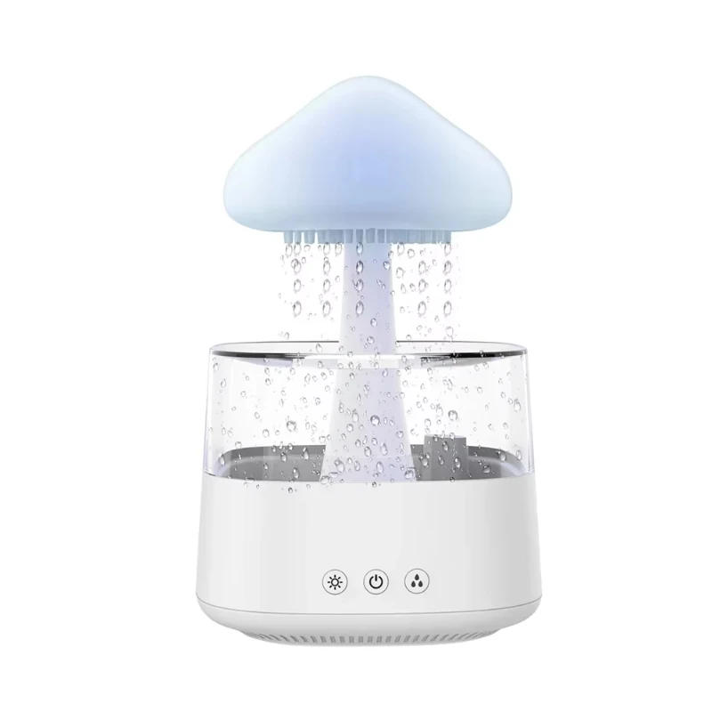 Relax Cloud Rain Humidifier Ultrasonic Aromatherapy Colorful Lamp