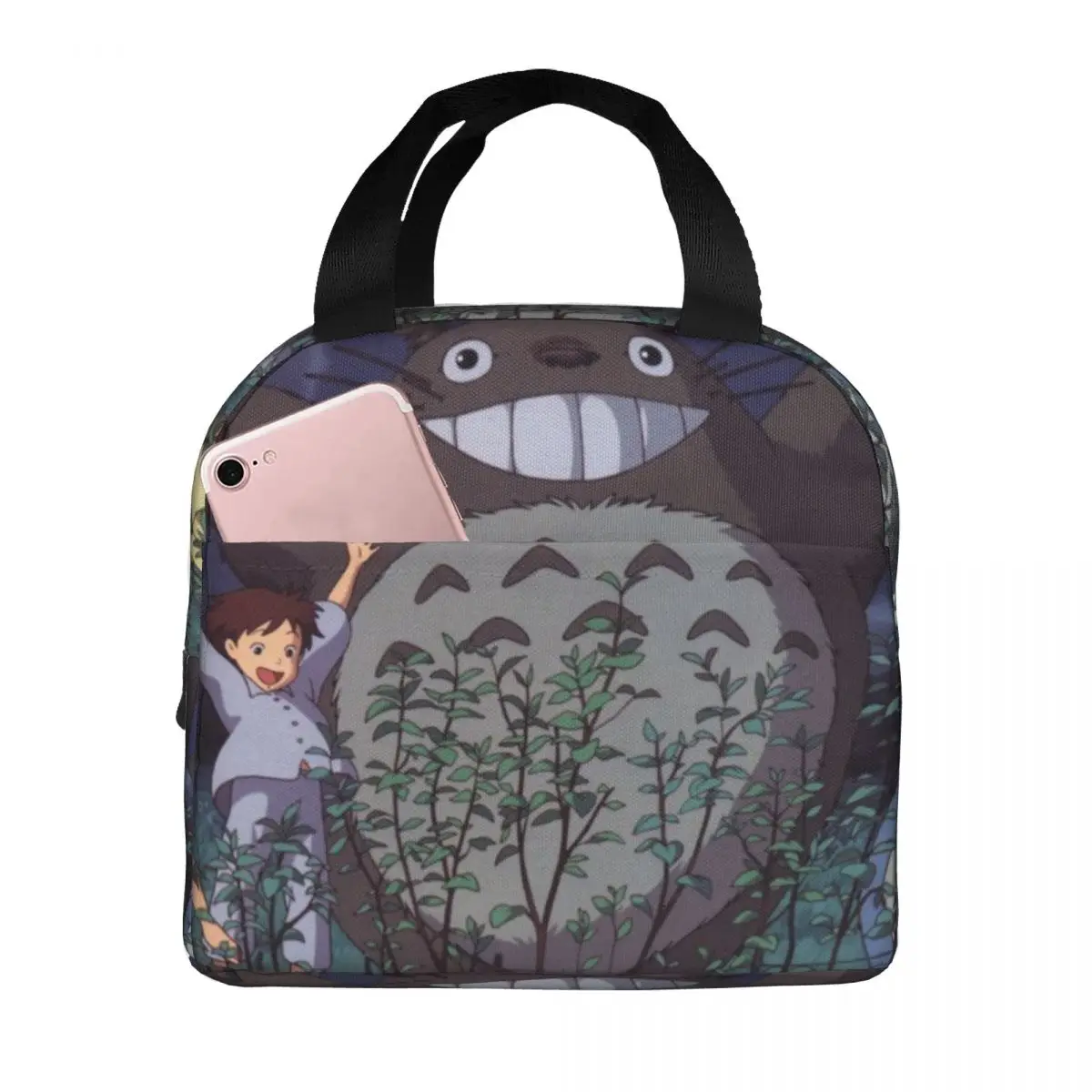 

Insulated Lunch Bag Thermal Miyazaki Hhayao Night Tote Bags Cooler Picnic Food Lunch Box Bag