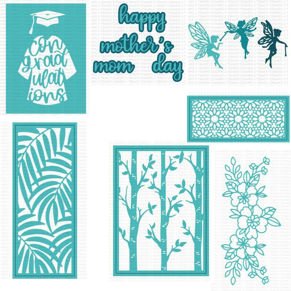 

Металлические штампы с изображением пейзажа в лесу, ножи для скрапбукинга, бумажный ремесленный нож, штампы, лезвия, штампы, Новое поступлен...