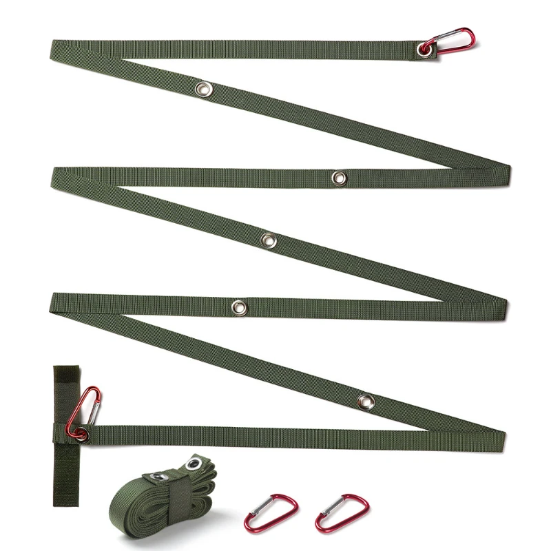

4pcs 3.15m High-Quality Nylon Extension Cord Rope Multifunction Outdoor Camping Tent Canopy Lanyard Hanger Campsite Strap Camp