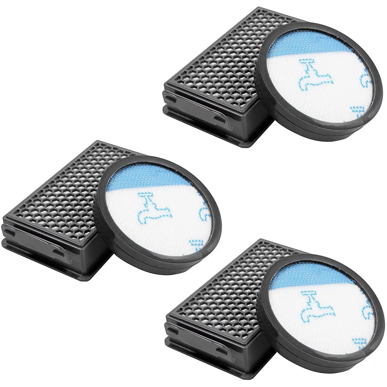 

3-Pack Filter For Vacuum Cleaner Rowenta Powerline Extreme Cyclonic Spare Parts Accessories Rh8021Wb Rh8055Wa Zr903601