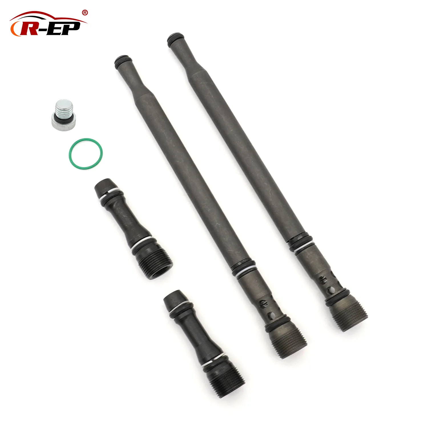 

Oil riser for 04-10 Ford F250 6.0L diesel engine assembly 6E7Z-9A332-A