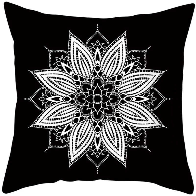 

Наволочка mandala print полиэстер велюр 40x40 см