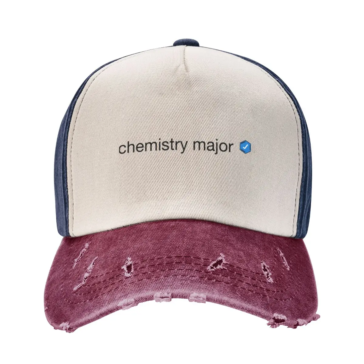 Хлопковая бейсболка Chemistry Major Verified