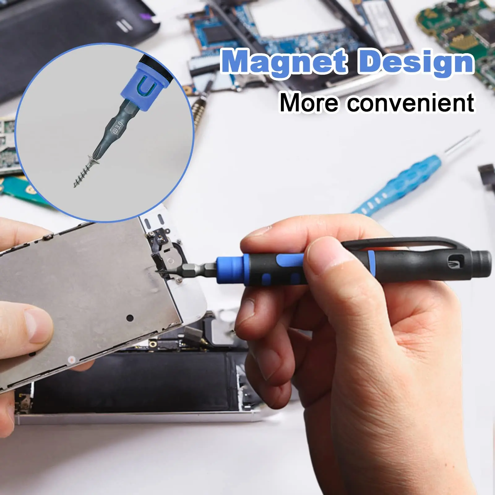 Портативный набор мини-отверток 4-в-1 с прецизионными инструментами для разборки