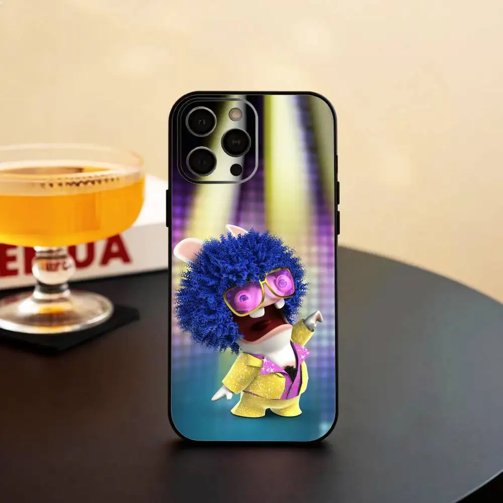 Фото Мягкий силиконовый чехол C-Cute R-Raving R-Rabbids для iPhone 17 16 15 14 13 12 11 X XR Plus Pro Max Plus №3
