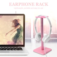 headset stand pink white headphone holder desk universal aluminum pc gaming earphone desktop display bracket rack hanger black