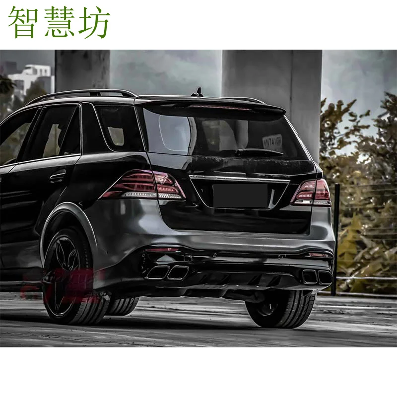 Фото Подходит для модификации Mercedes-Benz ML W166 под новый кузов GLE63 AM-G 2022 года, включая передний и задний бамперы, капот, для переоборудования ML из старой модели в новую. №3