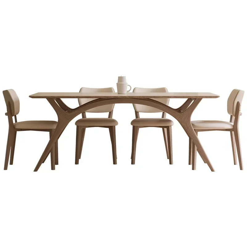 Скандинавский сланцевый современный простой белый воск из цельного дерева