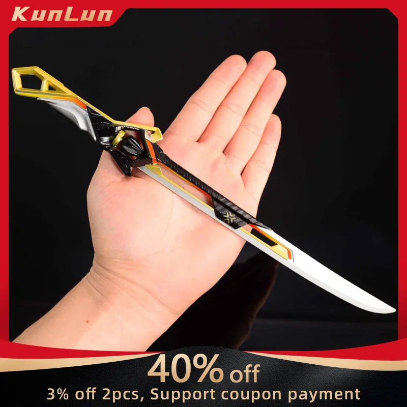 30 см Valorant Championship прямой нож металлическая модель безопасный меч оружие для ружья