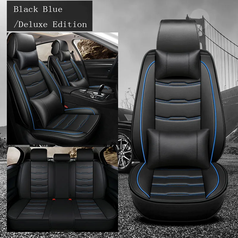 

PU leather car universal seat cover for bmw 5 series E39 E60 F10 G30 F90 Gran Turismo F07 5 Touring E39 E61 F11 G31