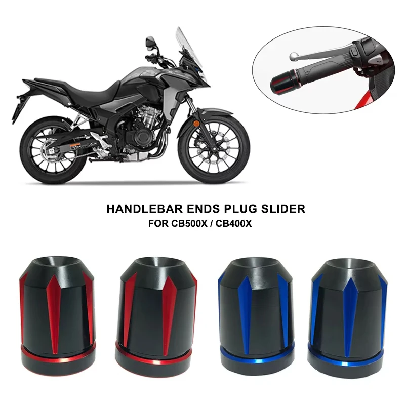 Мотоциклетные ручки для руля торцевая заглушка HONDA CB500X CB400X CB 500X CB500 X 400X CB400