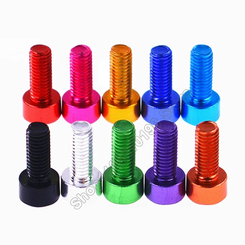 1-5 шт. DIN912 M3 7075 анодирующий красочный алюминиевый шестигранный шестигранник с