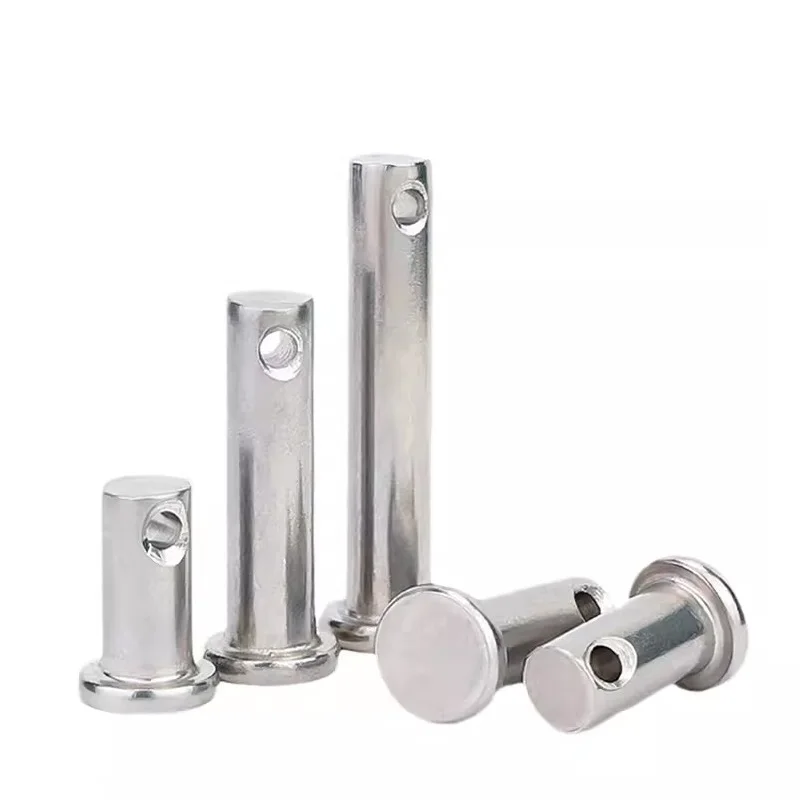 Штифты с отверстием и спинкой из нержавеющей стали 304 M10 штифты плоской головкой