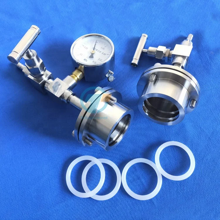 

Vacuum Sealing Assembly Flange for 40mm OD quartz tube furnace , sealing flange