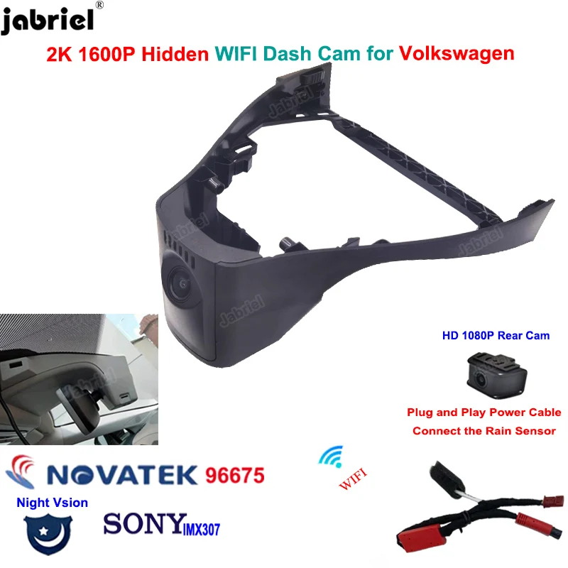 

1600P Wifi Car Dvr For Volkswagen id4 id 4 for vw id4 id 4 For vw id5 id 5 For Volkswagen id6 id 6 for vw id6 id 6 Dash Cam 2K