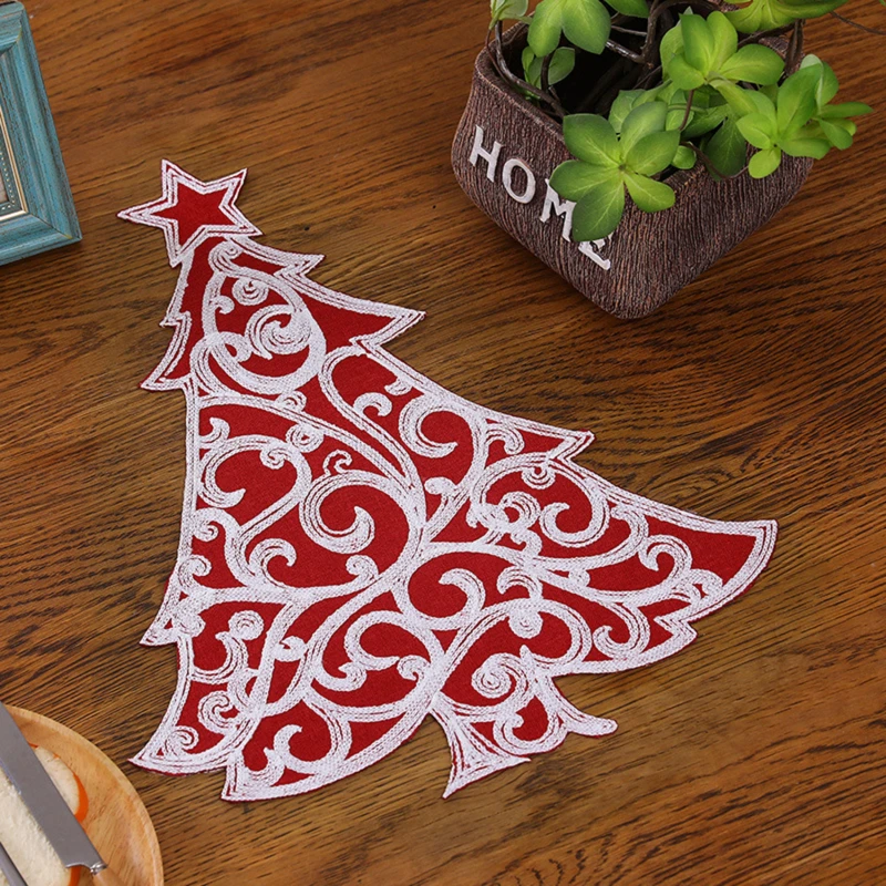 Рождественские льняные салфетки |