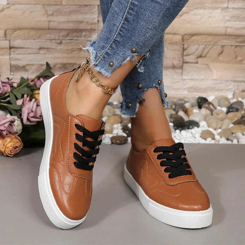 Женские кроссовки на плоской подошве Повседневные Классические для бега и