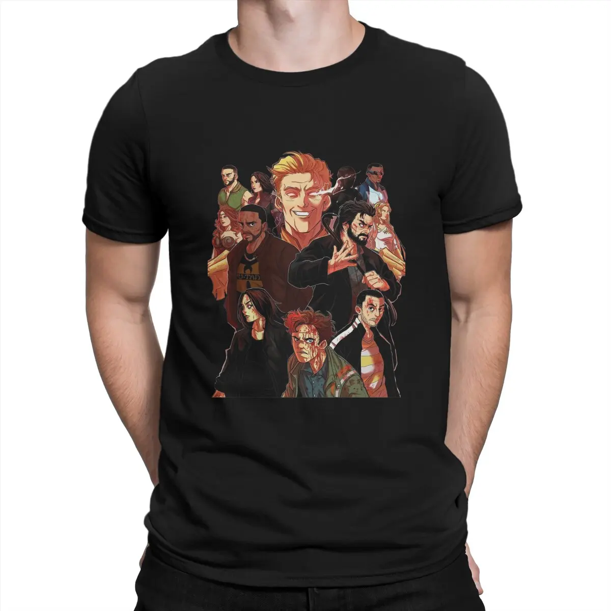 

Футболка мужская с круглым вырезом, 100% хлопок, размеры 4XL/5XL/6XL