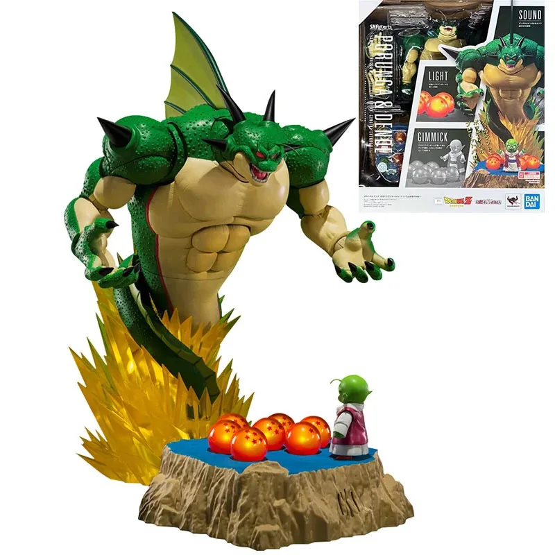 

Фигурки героев мультфильма Bandai S.h. Фигурка из м/ф «Драконий жемчуг Z», намек, шэньрон, раздельная фигурка аниме, коллекционные игрушки, подарки
