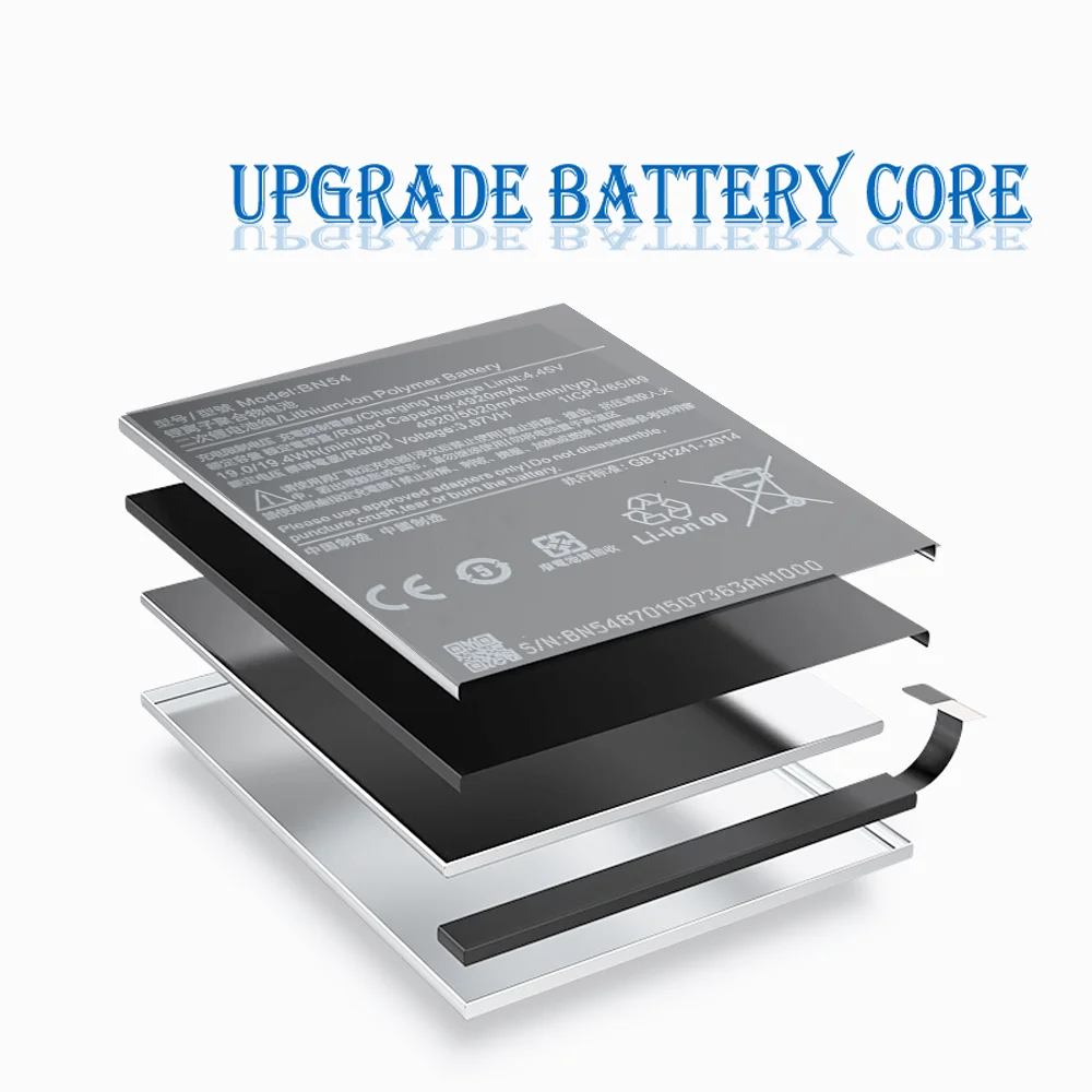 XIAO MI 100% Orginal BN54 5020mAh Battery For Xiaomi Redmi Note 9 5G version Redmi 10X 4G version Phone Replacement Batteries enlarge