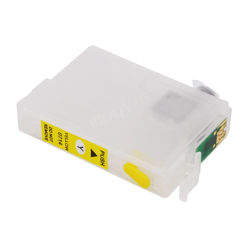 Фото Многоразовые картриджи с чернилами T0711 T0712 T0713 T0714 для EPSON DX7450 DX8400 DX8450 DX9400F D78 D92 D120 S21 SX115 SX200 SX205 №5