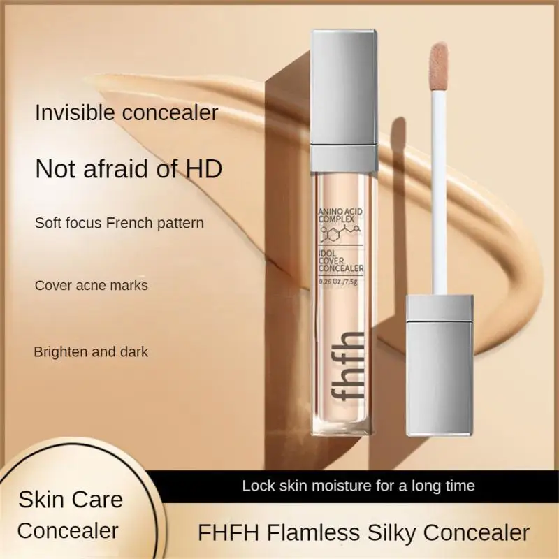 

Concealer Foundation Cream Waterproof Long Lasting Deep Complexion Dark Circles Acne Marks Cover Spots Moisturize Face Makeup