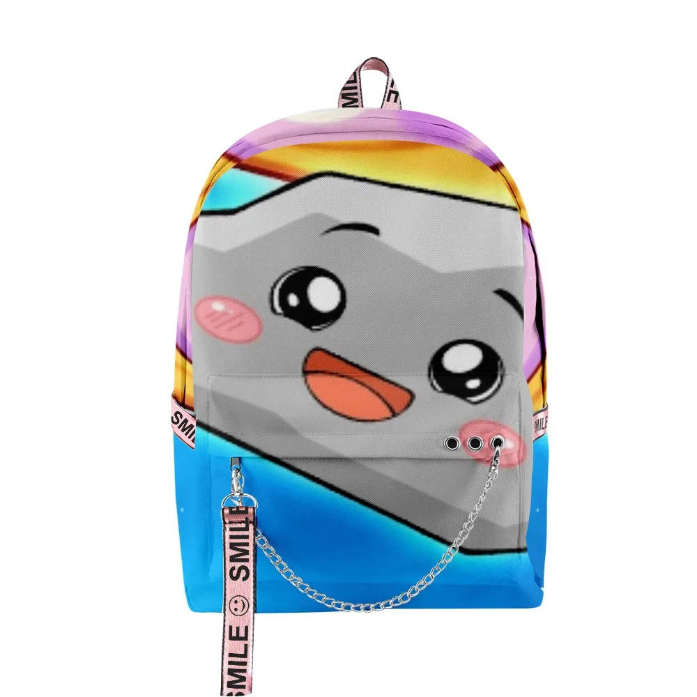 

Trendy Fashion Cute lankybox Student School Bags Unisex 3D Print Oxford Waterproof Notebook multifunction Travel Backpacks