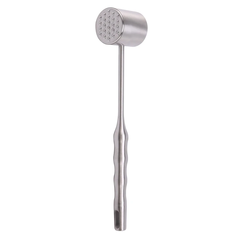 

Meat Tenderizer - Stainless Steel Steak Metal Tenderiser Mallet, Double-Sided Meat Hammer For Kitchen Tools & Gadgets