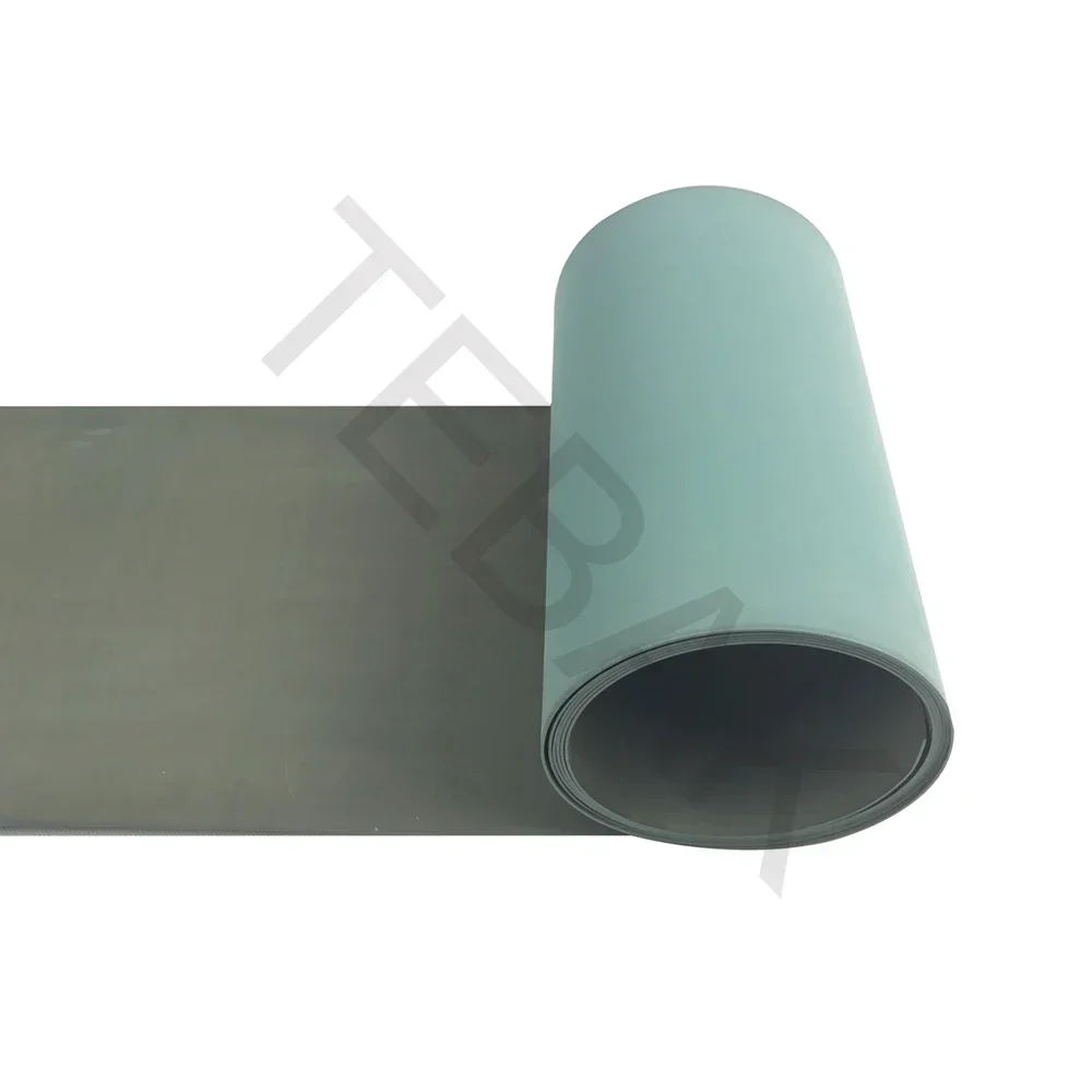 Thickness 0.8mm 1mm 1.2mm 1.5mm 2mm length 1M blue color PTFE CNC machine tool rails soft tape paste plastic belt