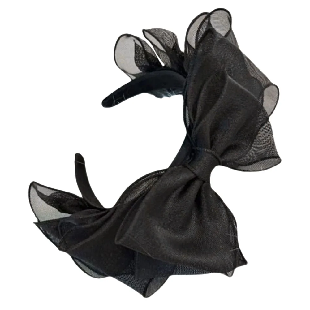 

Unique Stylish Adorable Chic Practical Lace Bow-knot Headdress Bow-knot Hair Decor Bow-knot Headband for Performance Cosplay